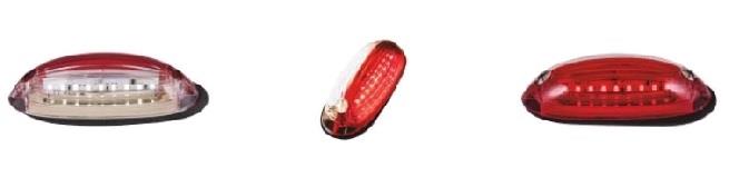 12V-24V TAMPON İZ LAMBASI-PLAKA LAMBASI 18 LEDLİ (KIRMIZI-BEYAZ) UNIVERSAL