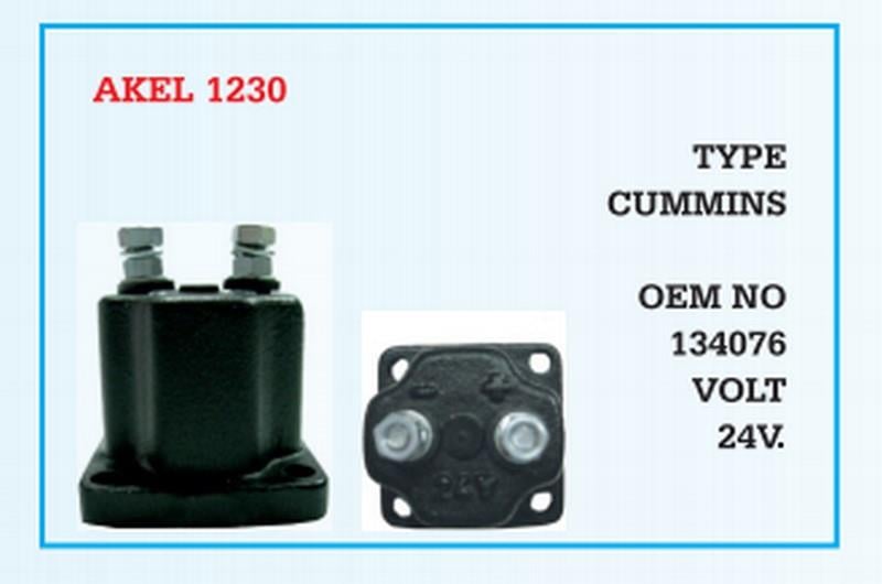 24V STOP SELENOİDİ CUMMINS TİPİ