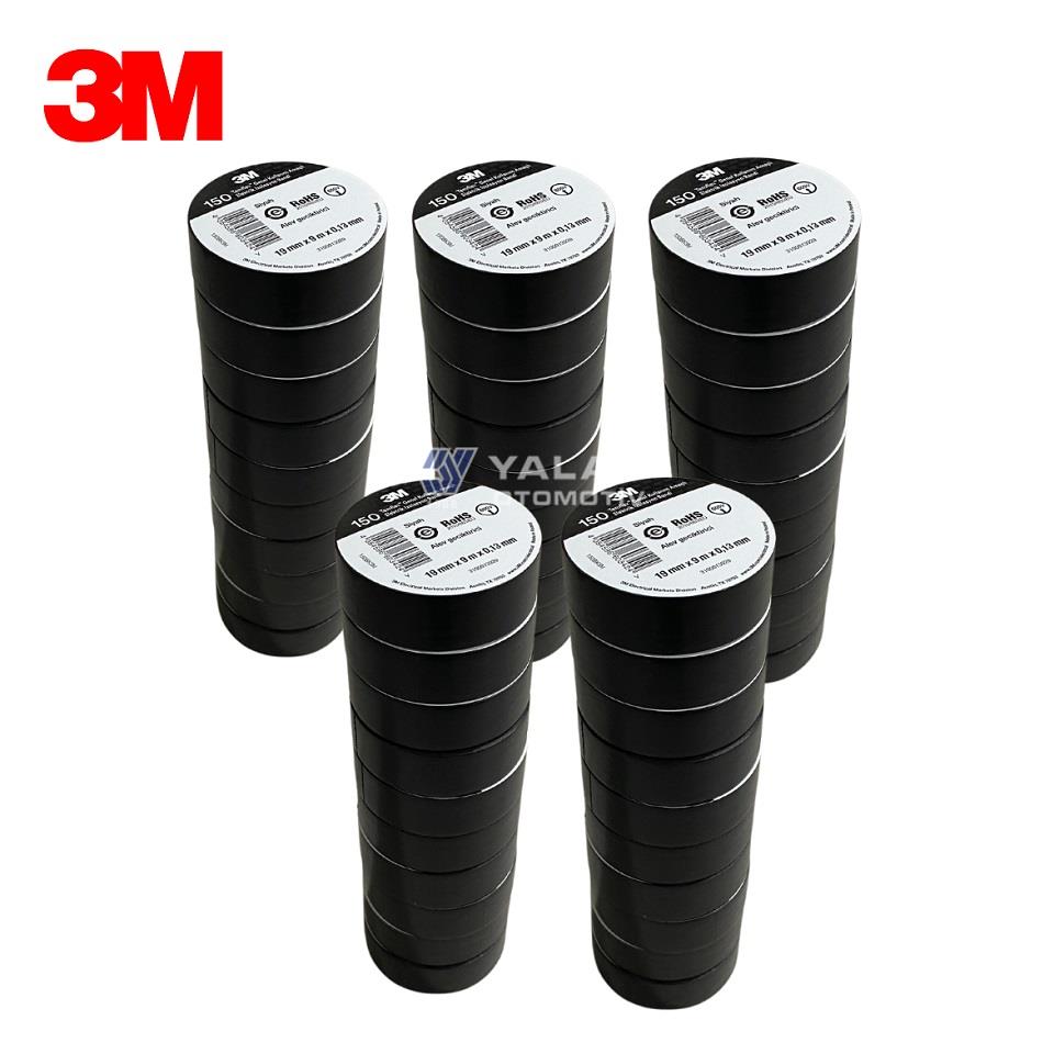 3M İZOLE BANT 18 MM SİYAH (POLONYA) (50 ADET)