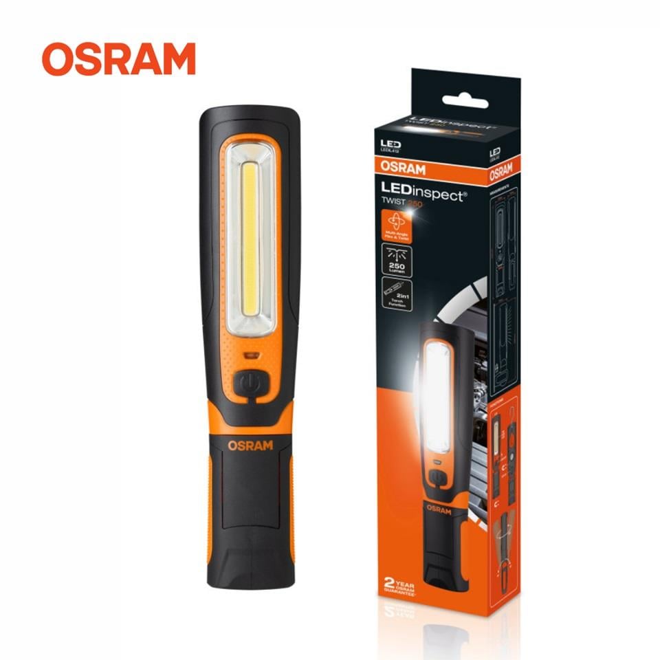 OSRAM EL FENERİ 8.14W COB LEDLİ (ŞARJLI-MIKNATISLI-ASKILI) 250 LÜMEN 6000K