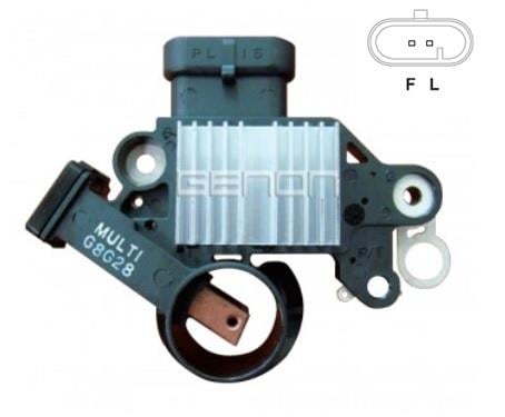 12V KÖMÜRLÜ KONJEKTÖR DELCO TİPİ (YAN SOKET 2 FİŞ) CHEVROLET-DAEWOO