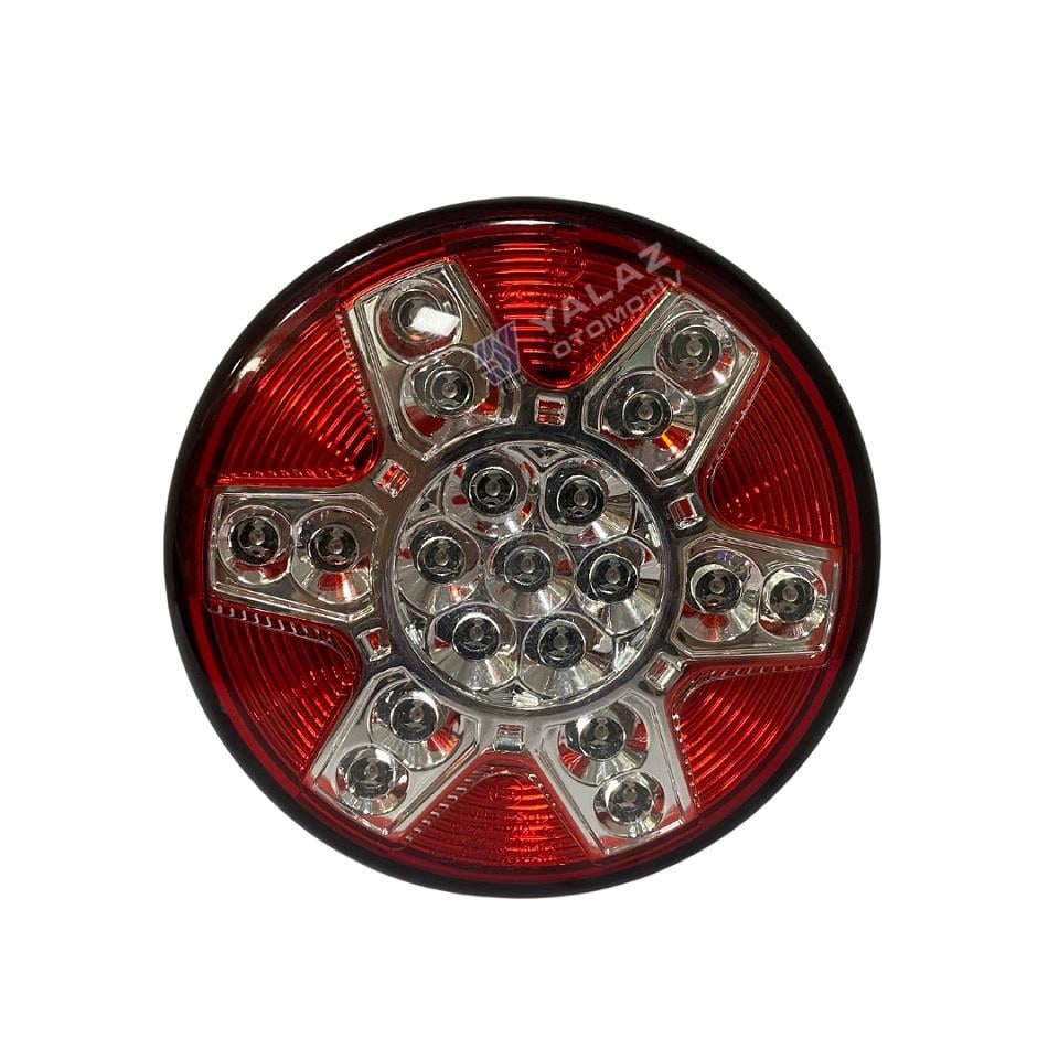 FARPLAS 24V SİNYAL LAMBASI LEDLİ (YUVARLAK) GÜLERYÜZ COBRA-MITSUBISHI-OTOKAR-TEMSA (122 MM)