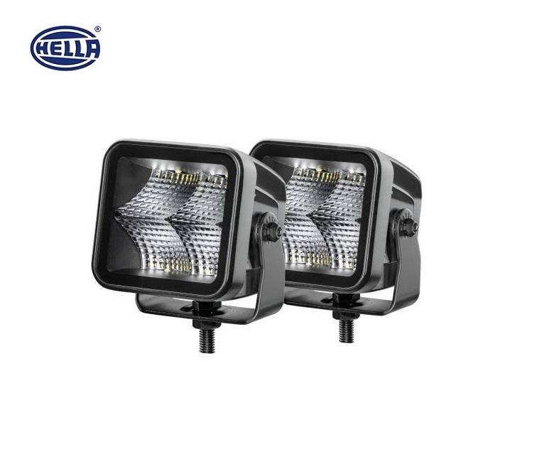 HELLA 10V-30V OFF-ROAD LAMBA 40W 5700K 3000 LÜMEN (GENİŞ AÇI) (4 LEDLİ) (81*75*68 MM) (2 AD)