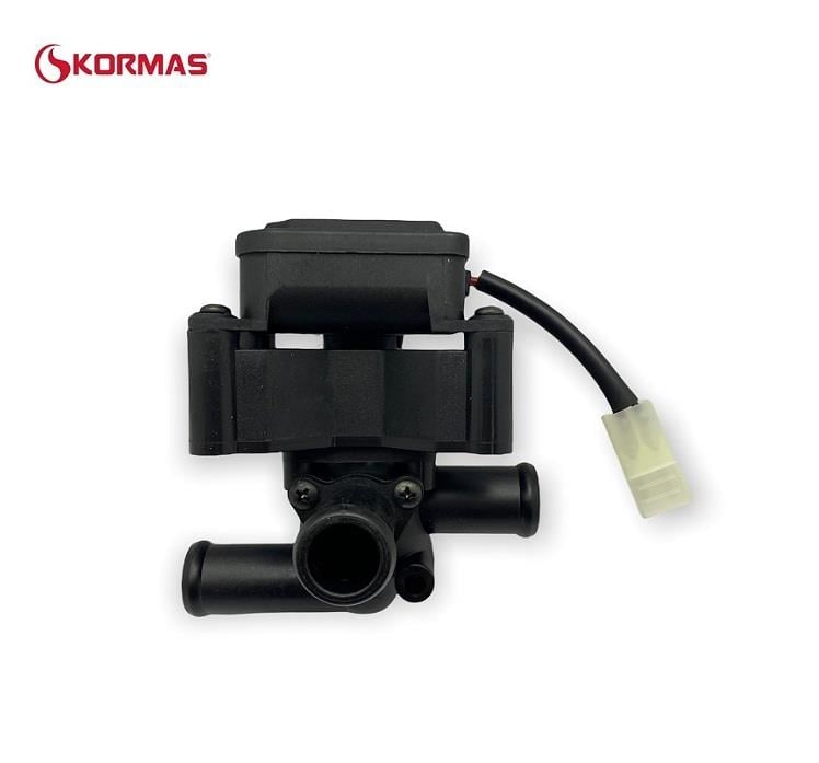 KORMAS 12V KALORİFER MUSLUĞU (VANA) (MOTORLU) (3 YOLLU) (22 MM) (2 FİŞ SOKETLİ KABLOLU)
