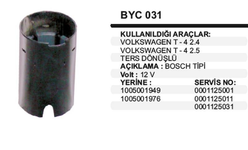 12V MARŞ GÖVDESİ BOSCH TİPİ MIKNATISLI TERS VW TRANSPORTER T4 (125)