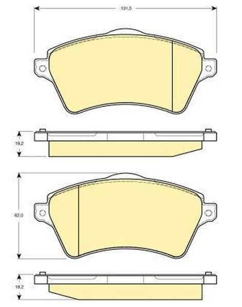 BOSCH ÖN FREN BALATASI LAND ROVER FREELANDER/RANGE ROVER (1998-2006)