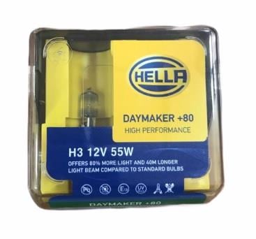 HELLA 12V H3 AMPUL 55W +%80 DAYMAKER 3500K (2 AD)