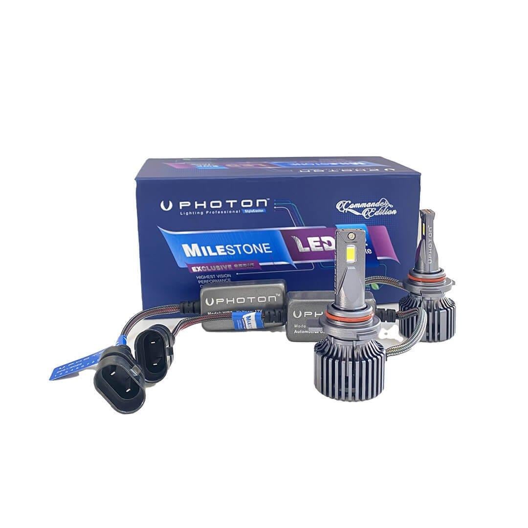 PHOTON 12V-24V HIR2 CSP LED XENON FAR AMPUL SETİ 6500K 12000 LÜMEN (9012)