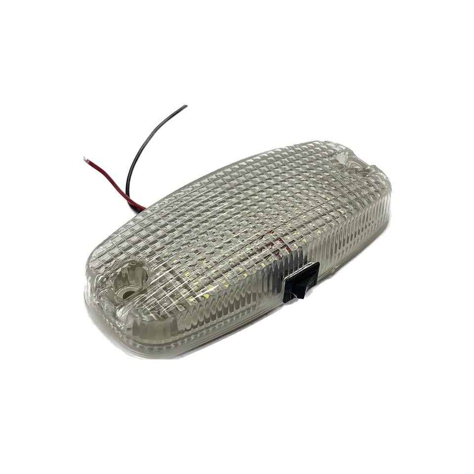 12V TAVAN LAMBASI 18 LEDLİ (ANAHTARLI) BEYAZ (120*54 MM)