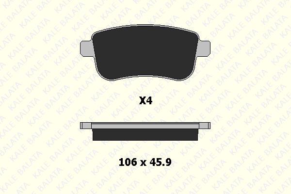 KALE ARKA FREN BALATASI REANULT FLUENCE/MEGANE