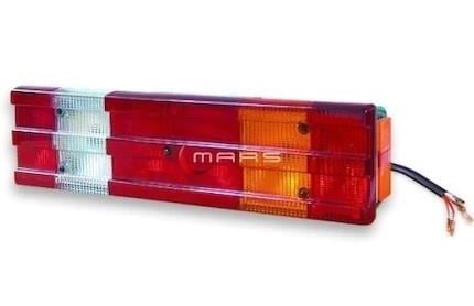 MARS STOP LAMBASI 6-FONKSİYONLU KANALLI 52 CM PLAKALI (KABLOLU) SOL