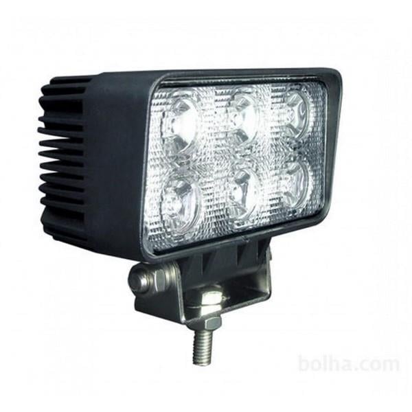 12V-24V ÇALIŞMA LAMBASI DİKDÖRTGEN LED 6500K (6 X 3W) (96*80 MM)