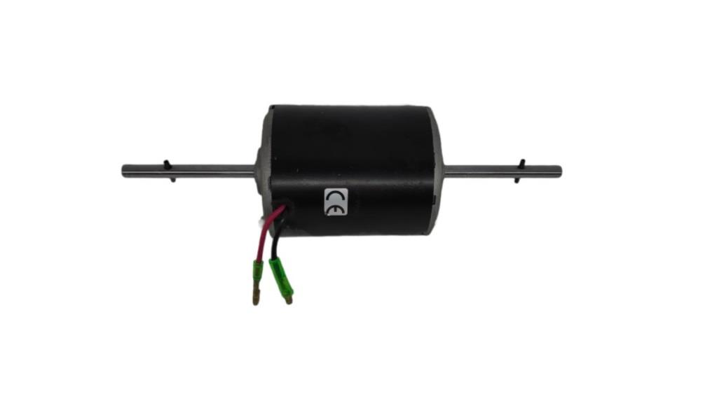24V KALORİFER MOTORU ÇİFT MİLLİ CW (DÜZ GÖVDE-DÜZ MİL 8 MM)