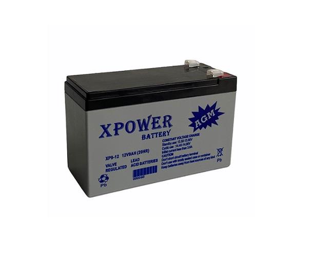 XPOWER 12V 9 AH AKÜ KURU TİP (BÜYÜK FİŞLİ) (150*65*90) (2.60 KG)