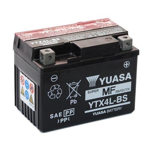 YUASA 12V 3 AH MOTOSİKLET AKÜSÜ 50 A (EN) (113*70*85) (YTX4L-BS)