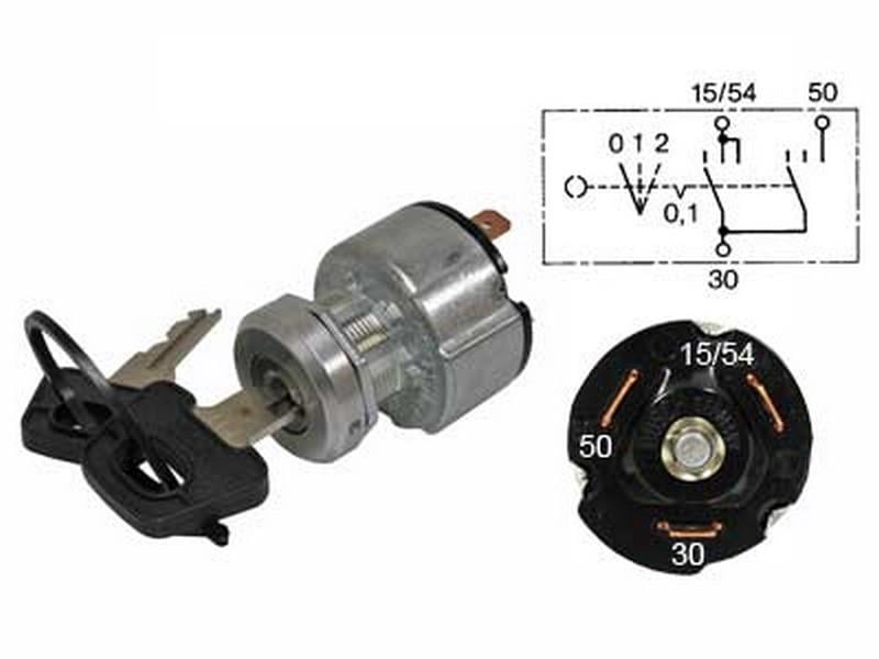 BOSCH KONTAK ANAHTARI (KISA TİP) (3 FİŞ) FORKLİFT