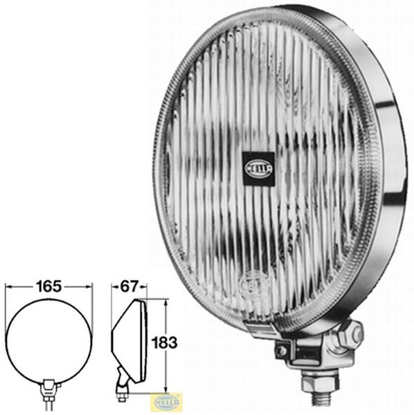 HELLA SİS LAMBASI CLASIC 160 YUVARLAK (YAYICI) (KROM)