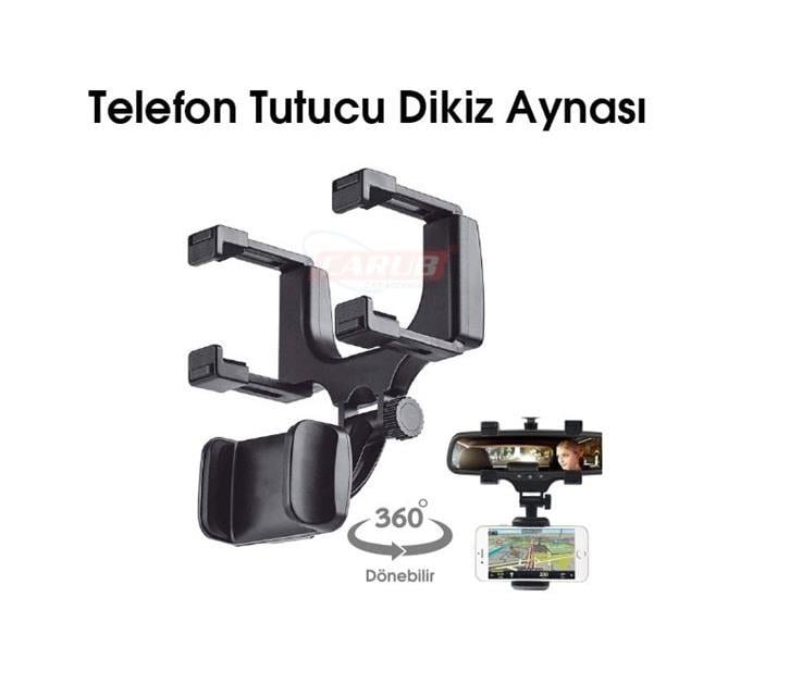 TELEFON TUTUCU (DİKİZ AYNAYA GEÇMELİ) (360 DERECE DÖNERLİ) 