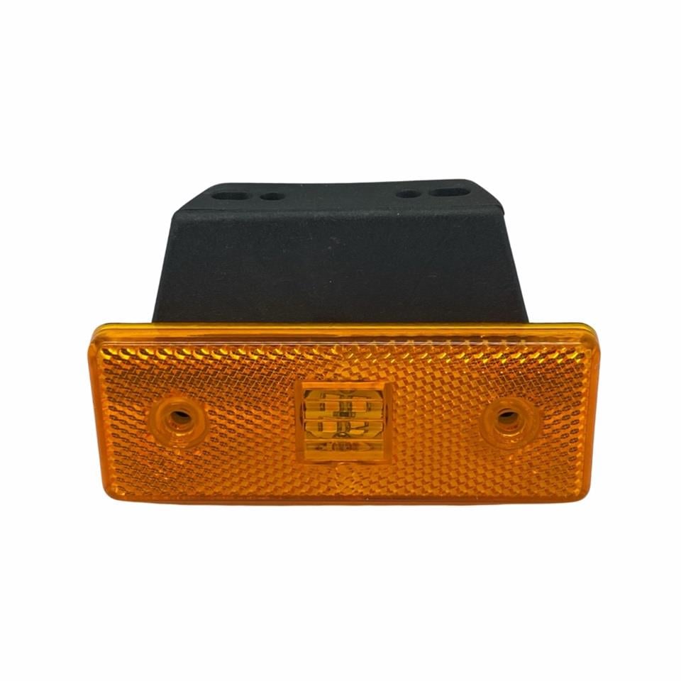 24V YAN SİNYAL LAMBASI DORSE SİDE MARKER SARI (4 LEDLİ)