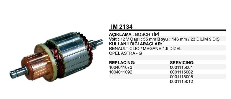 12V MARŞ KOLLEKTÖRÜ BOSCH TİPİ 9 DİŞ TRANSIT V347-MERCEDES SPRINTER-OPEL ASTRA-RENAULT CLIO/MEGANE