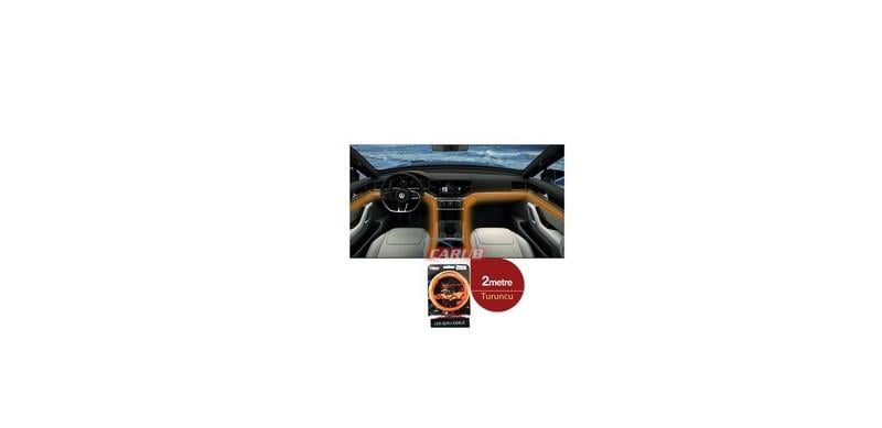 12V NEON IŞIKLI KABLO SARI TEK RÖLELİ (2 MT)
