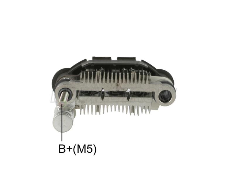DİYOT TABLASI  TARAK 65 MM 6 DİYOT (M5 SOL CIVATA) (İKAZ DİYOTLU)