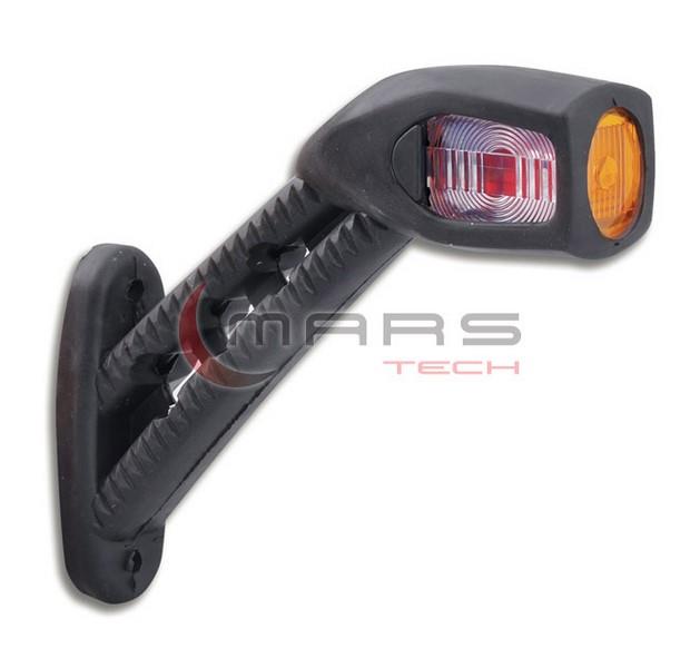 12V-24V KRONE DORSE DIŞ İŞARET BOYNUZ TAKOZ LAMBASI UZUN EĞRİ (LEDLİ) SARI-KIRMIZI-BEYAZ