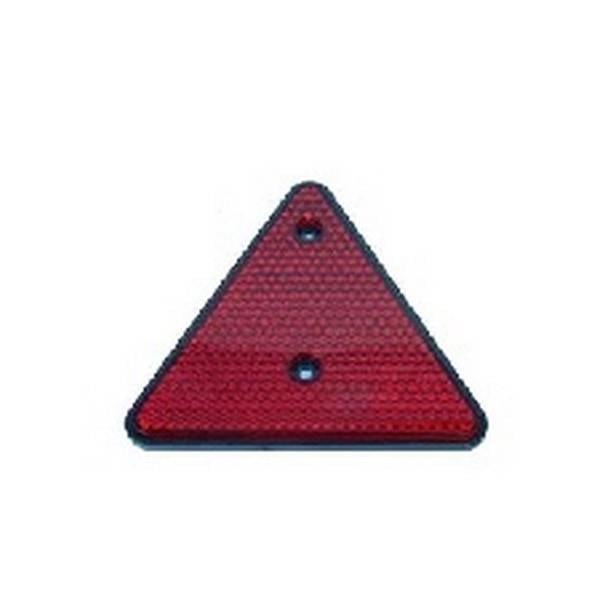 ÜÇGEN REFLEKTÖR DELİKLİ KIRMIZI (150*150 MM)