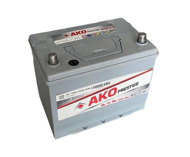AKO 12V 70 AH AKÜ 630 A (EN) (YÜKSEK DÜZ) (278*175*190)