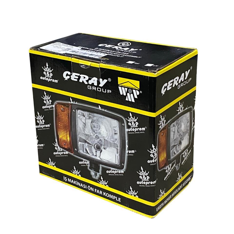 CERAY 206276-YAN-SKT-RH-24V 24V ÖN FAR SİNYALLİ (SOKETLİ ALTTAN
