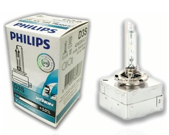 PHILIPS 12V-85V XENON AMPUL D3S 35W +%50 FAZLA IŞIK 5500K (X-TREME VISION)