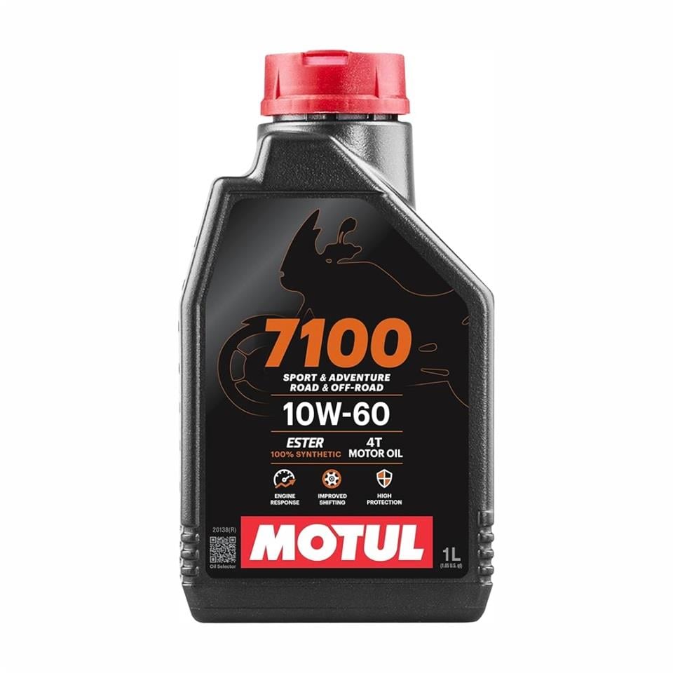 MOTUL 7100 10W-40 4T MOTOR YAĞI 100% SYNTHETIC (MOTOSİKLET) 4 LT