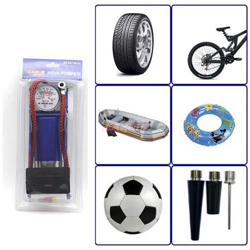LASTİK ŞİŞİRME HAVA AYAK POMPASI (0-7 BAR) (100 psi)