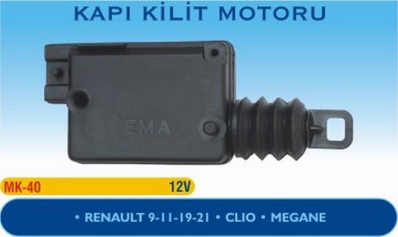 MERKEZİ KAPI KİLİT MOTORU DACIA-RENAULT CLIO/KANGOO/MEGANE/R9/R11/R19/R21