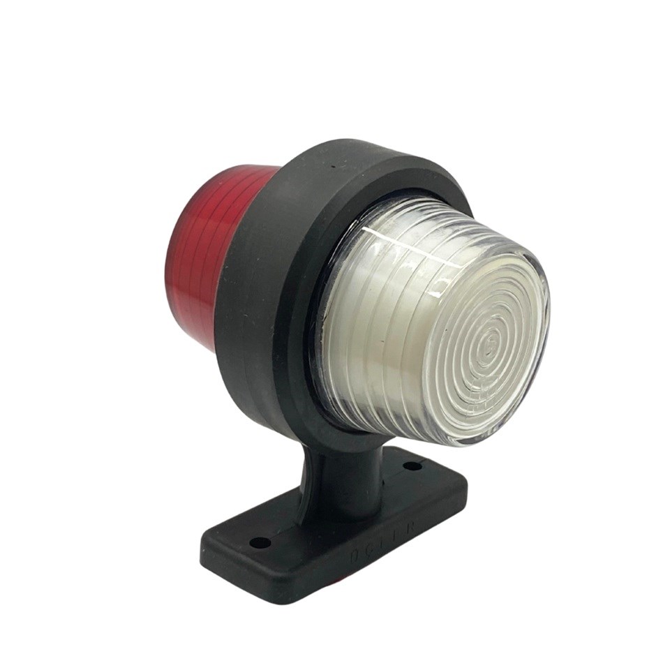 24V TAKOZ LAMBASI KÜPE TİP KIRMIZI-BEYAZ (NEON LEDLİ)