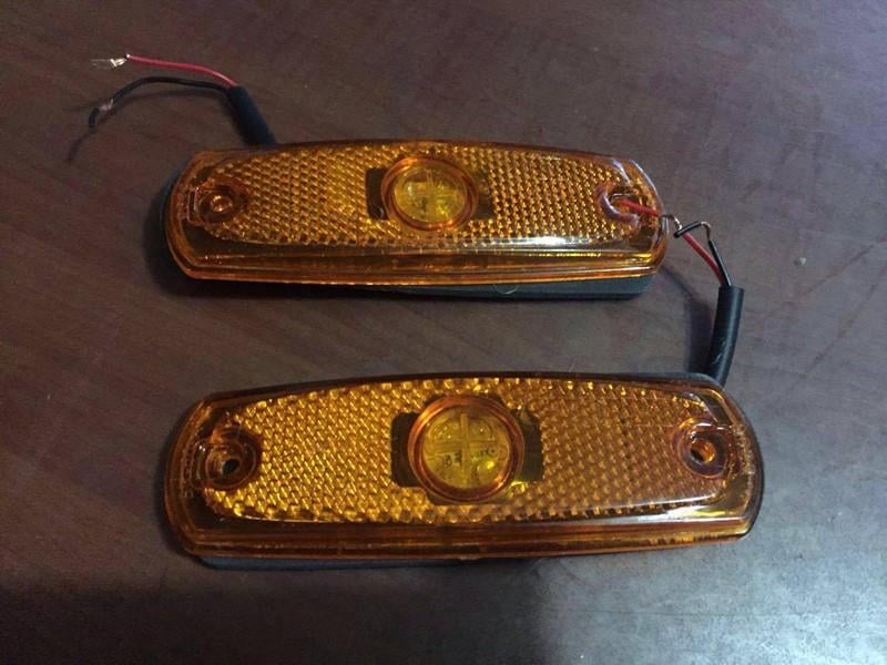 YAN SİNYAL LAMBASI ELIPS 24V (LEDLİ) SARI