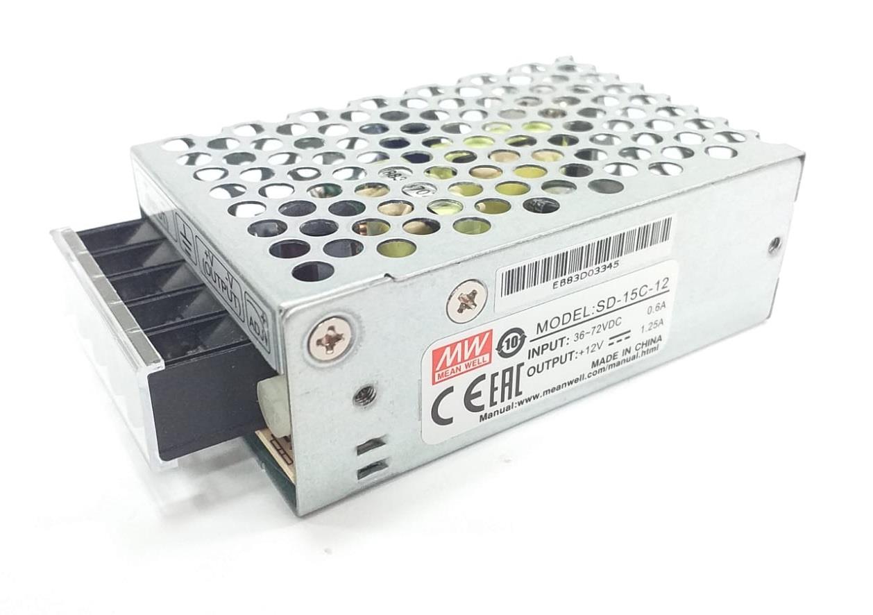 36V-72V DC GİRİŞ/12V DC ÇIKIŞ KONVERTÖR (VOLTAJ DÜŞÜRÜCÜ) (TRAFO) 1.25 A 15W (KUTULU)