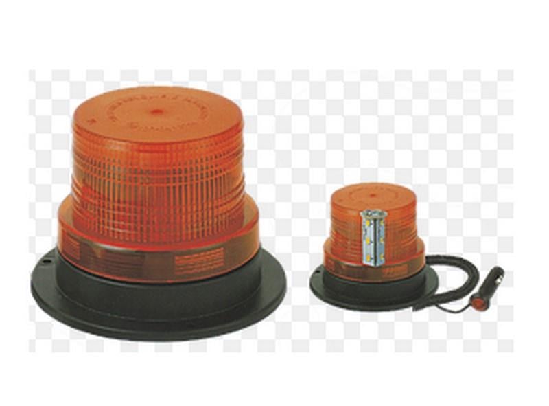 12V-24V ÇAKAR TEPE LAMBA MIKNATISLI ÇAKMAK FİŞLİ 24 LEDLİ (130*95 MM) SARI