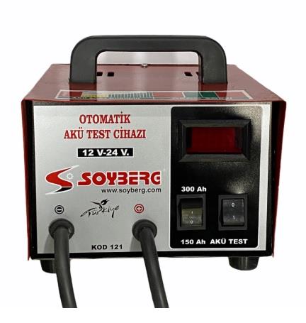 SOYBERG 4V-36V AKÜ TEST CİHAZI (2 KADEMELİ) (150 A/300 A) (OTOMATİK)