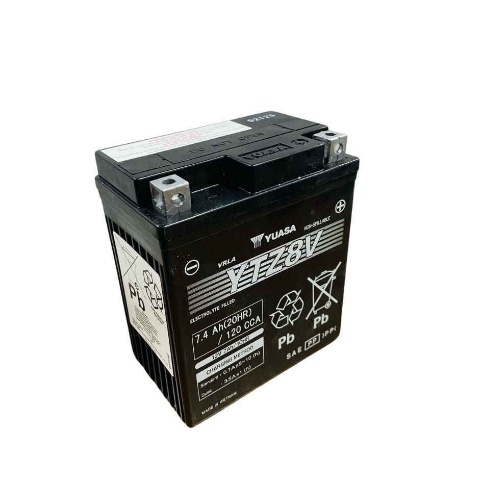 YUASA 12V 7.4 AH MOTOSİKLET AKÜSÜ 120 A (EN) (113*70*130) (YTZ8V)