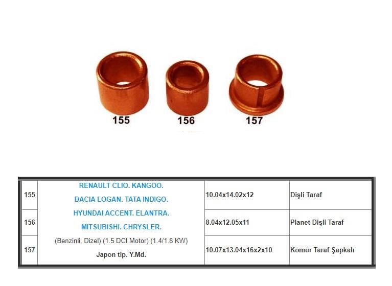 MARŞ BURCU MITSUBISHI TİPİ DACIA LOGAN-HYUNDAI ACCENT/ELANTRA-MITSUBISHI-RENAULT CLIO/KANGOO (3 AD)