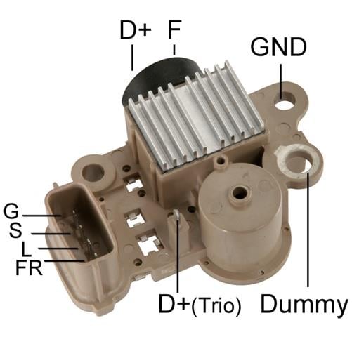 12V KÖMÜRLÜ KONJEKTÖR MITSUBISHI TİPİ (4 FİŞ DİK SOKET)