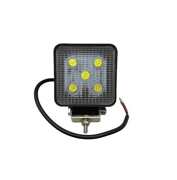10V-48V ÇALIŞMA LAMBASI (5 X 3W POWER LEDLİ) KARE (108*108) 