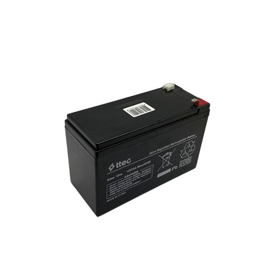 TTEC 12V 7 AH AKÜ KURU TİP (KÜÇÜK FİŞLİ) (151*65*95) (1.73 KG)