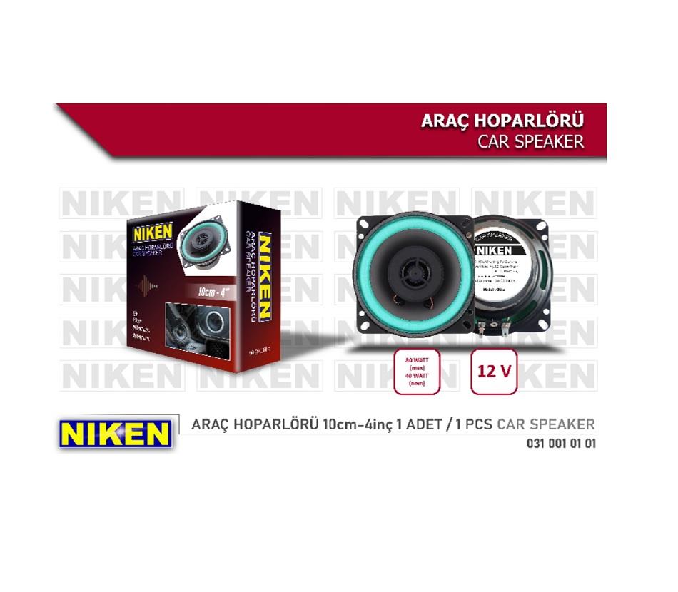 NIKEN YUVARLAK HOPARLÖR 80W 10 CM (KAPAKSIZ) (1 AD)