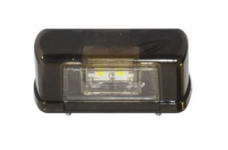 12V PLAKA LAMBASI 4 LEDLİ (SİYAH) (80*30 MM)
