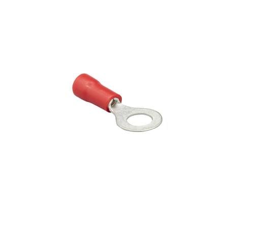 KABLO UCU İZOLELİ (KIRMIZI) (0.5-1.5 MM KABLO UYUMLU) (DELİK ÇAPI:3 MM)