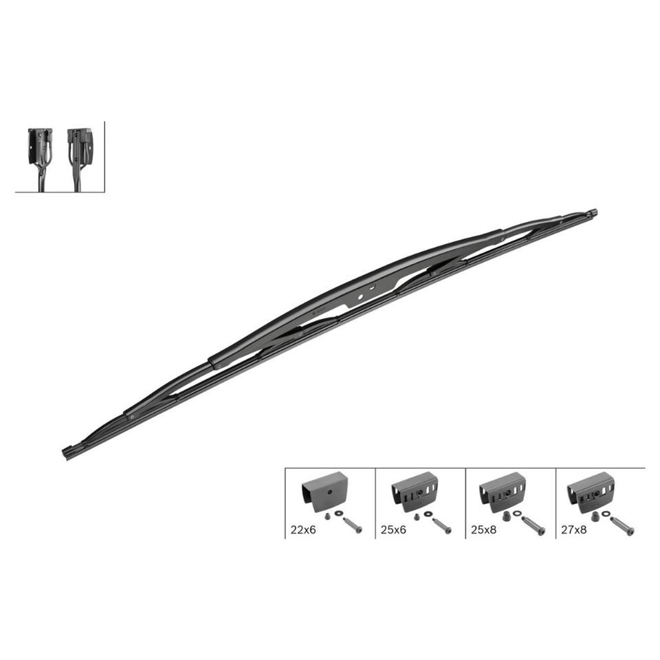 BOSCH SİLECEK SÜPÜRGESİ 1000 MM (8 MM/10 MM VİDALI) TWIN (N100)