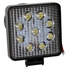 NORMA 9V-60V ÇALIŞMA LAMBASI KARE (9 X 3W POWER LEDLİ) (106*106 MM) 