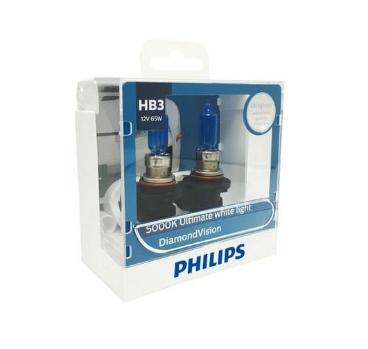 PHILIPS 12V HB3 AMPUL 55W DIAMOND VISION 5000K (2 AD)